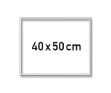 Rama Aluminiowa 40x50cm Srebrna