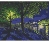 Nocny park 40x50cm, Art Craft - płótno naciągnięte na ramę