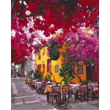 Taverna Byzantio, Peloponez 40x50cm, Art Craft - płótno naciągnięte na ramę