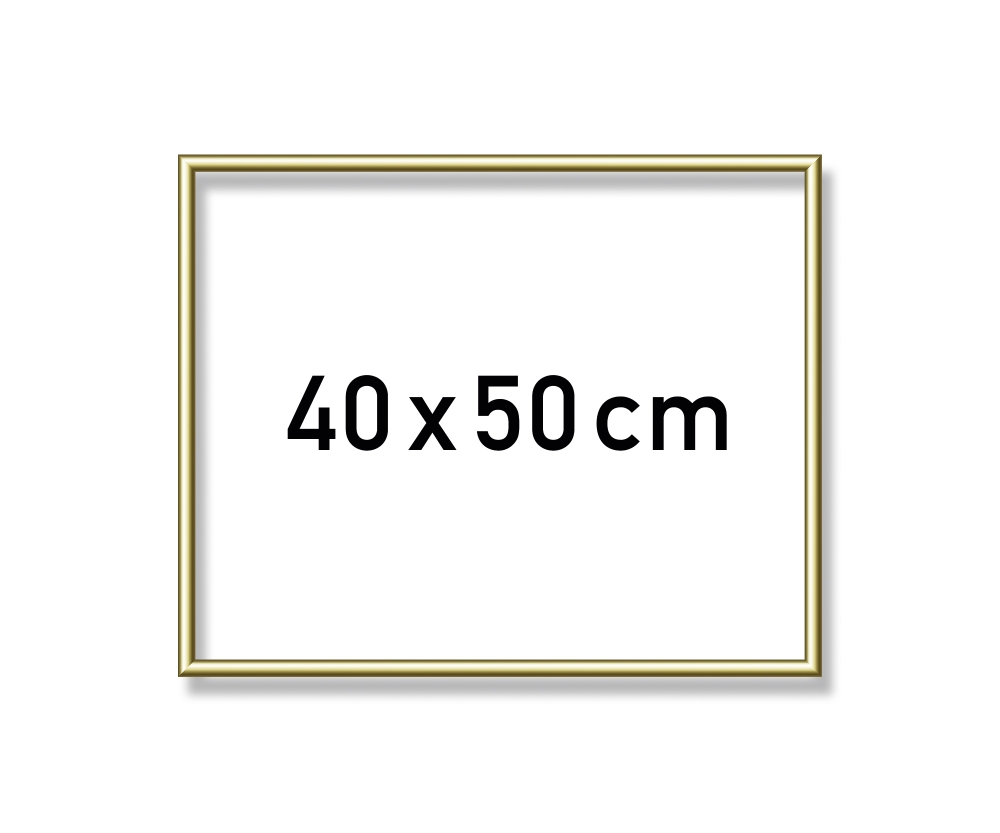 Rama Aluminiowa 40x50cm Złota