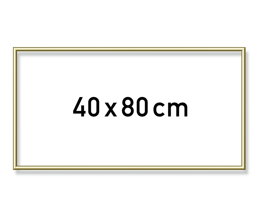 Rama Aluminiowa 40x80cm Złota