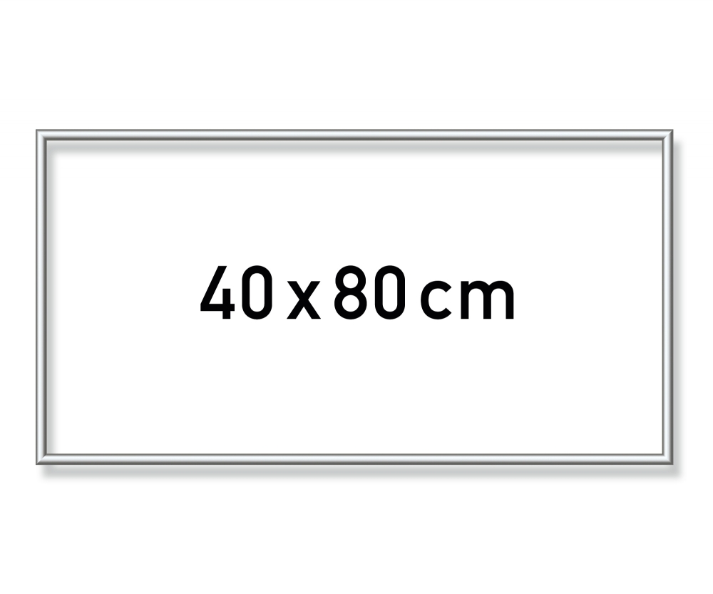 Rama Aluminiowa 40x80cm Srebrna