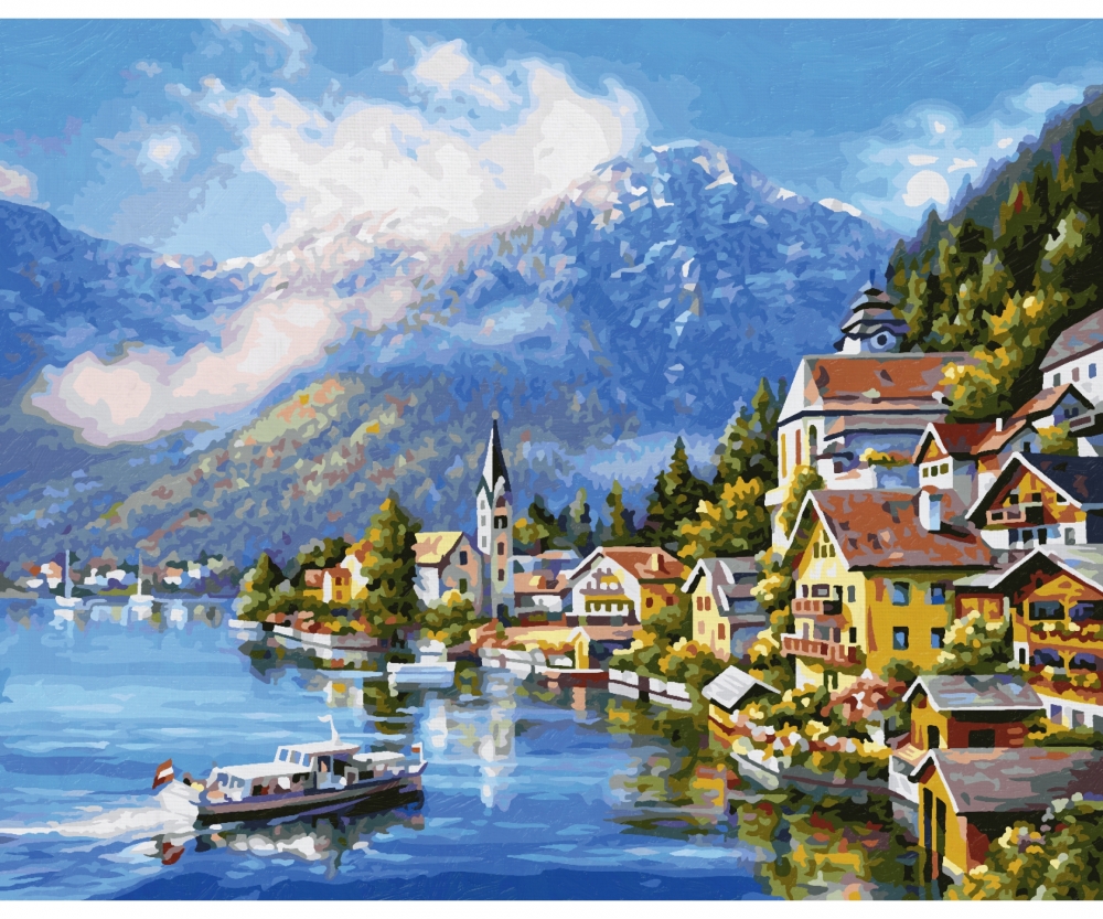 Jezioro Hallstatt 40 x 50 cm Schipper