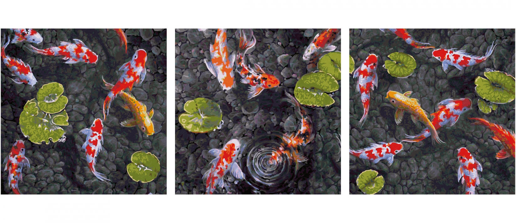 Koi - klejnoty w stawie rybnym 40 x 120 cm Schipper