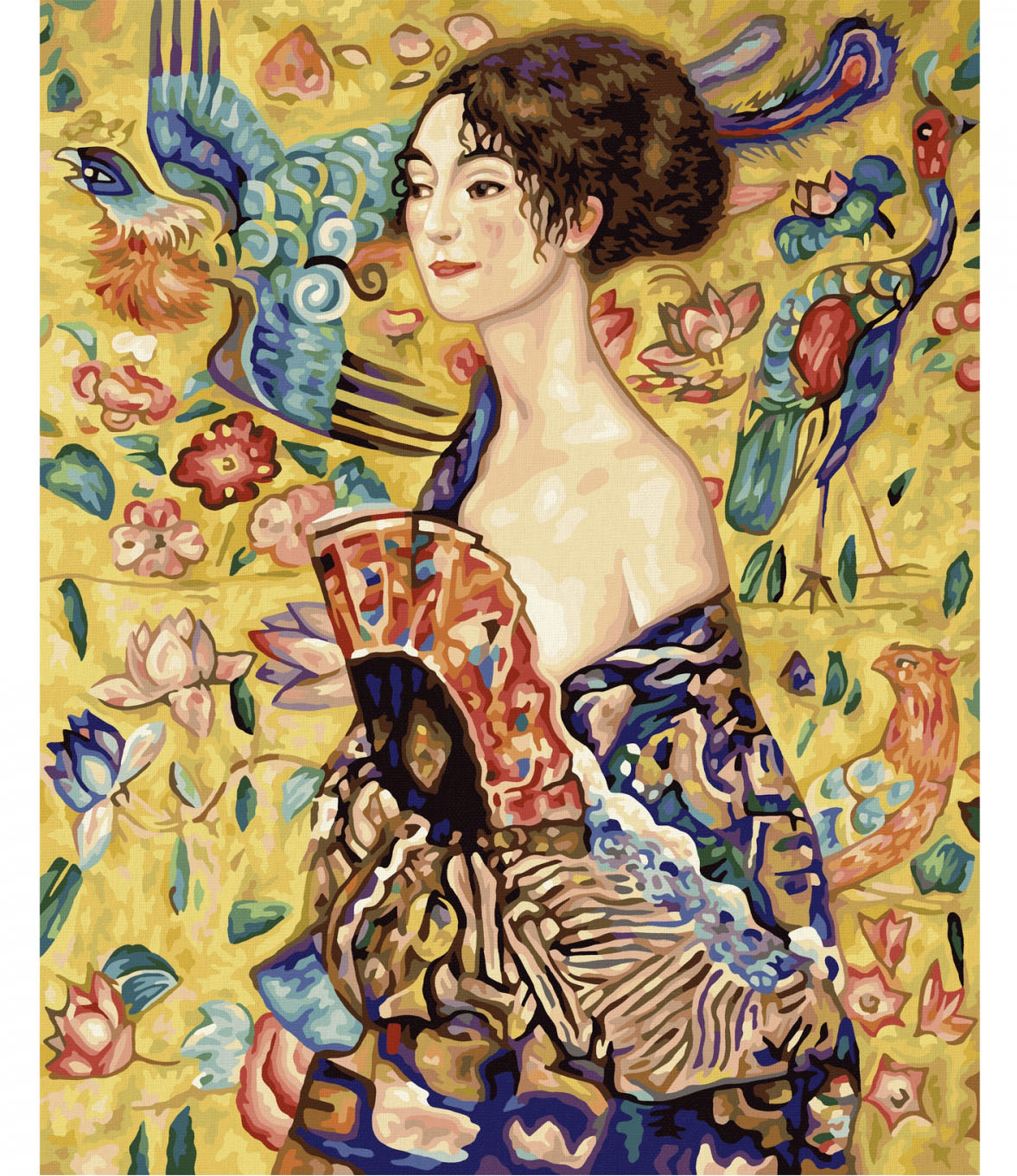 Dama z wachlarzem 40 x 50 cm Schipper