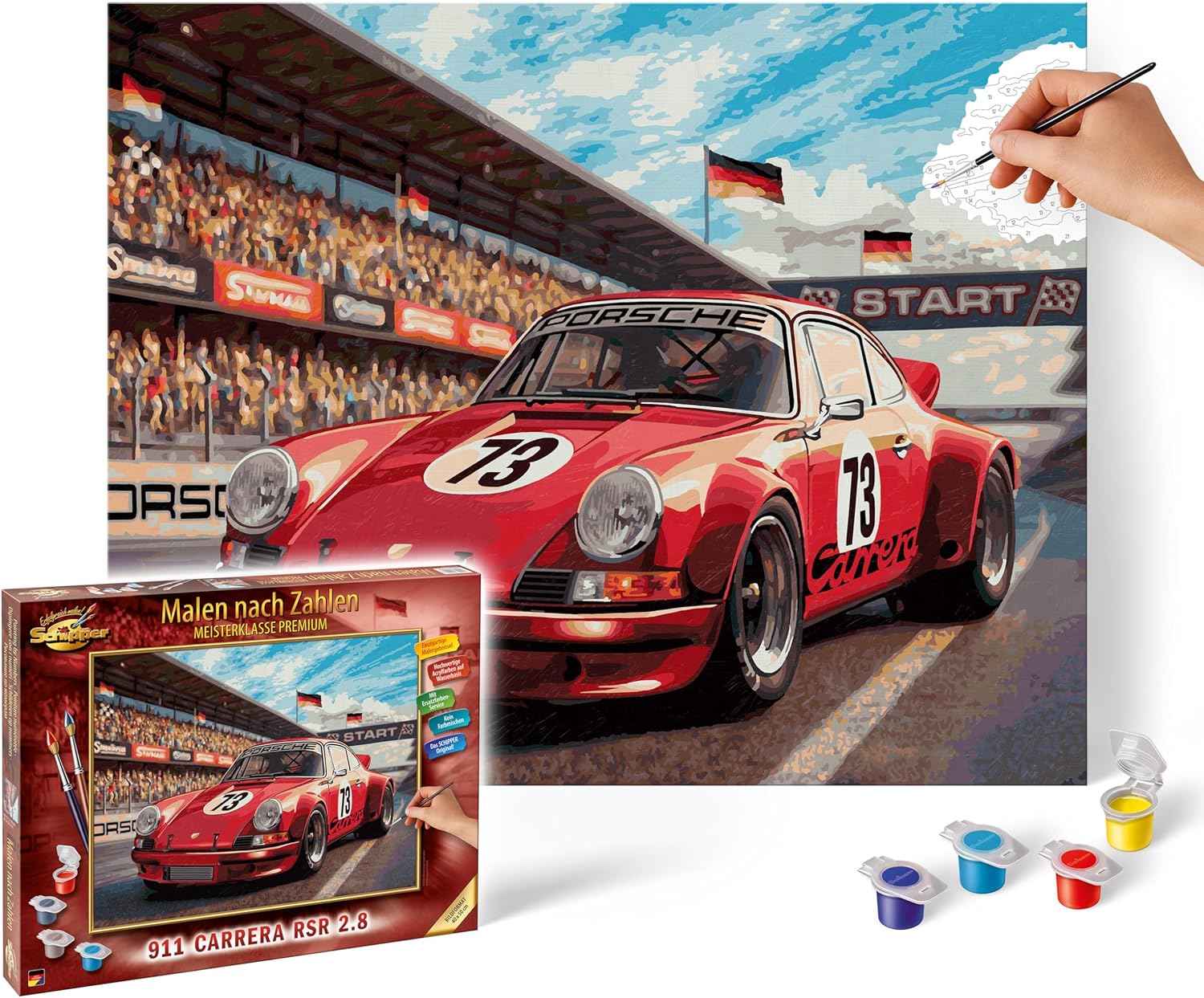 Porsche 911 Carrera RSR 2.8 40x50 cm Schipper