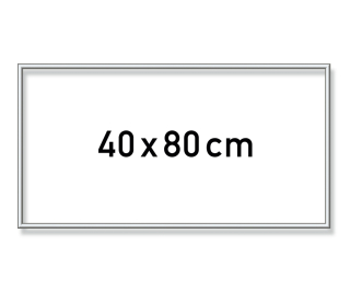 Rama Aluminiowa 40x80cm Srebrna