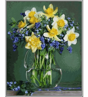 Bukiet wiosennych kwiatów 40 x 50 cm