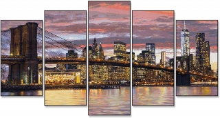 Nowy Jork o świcie 72 x 132 cm