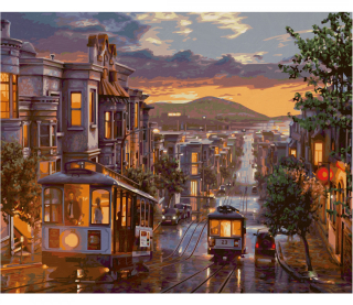 Wieczór w San Francisco 40 x 50 cm