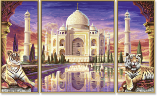 Tadż Mahal - pomnik wiecznej miłości 50 x 80 cm